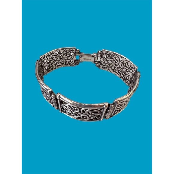 Brighton SILVER Berkley Heart Bracelet - Beautiful! RARE!!! - Picture 3 of 4